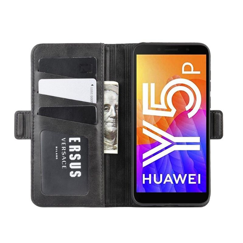 Kožené Pouzdro Na Huawei Y5p Matný Kryt Z Umělé Kůže
