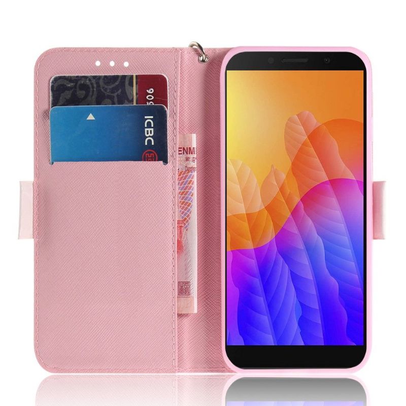 Kožené Pouzdro Na Huawei Y5p Roztomilá Panda