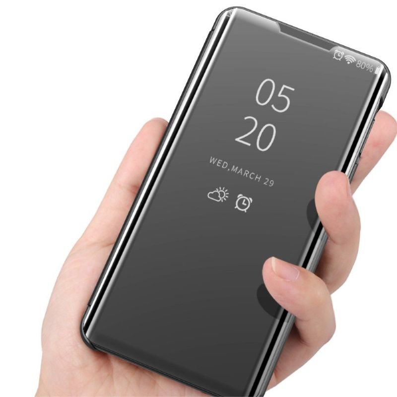 Kryt Na Huawei Y5p Flipové Pouzdro Zrcadlový Efekt