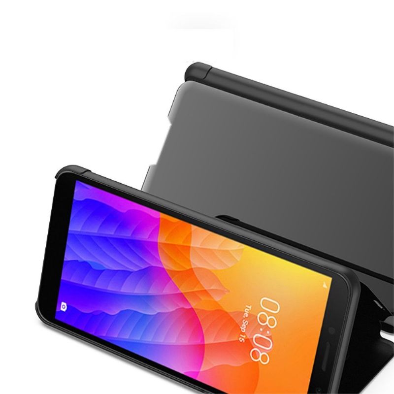 Kryt Na Huawei Y5p Flipové Pouzdro Zrcadlový Efekt