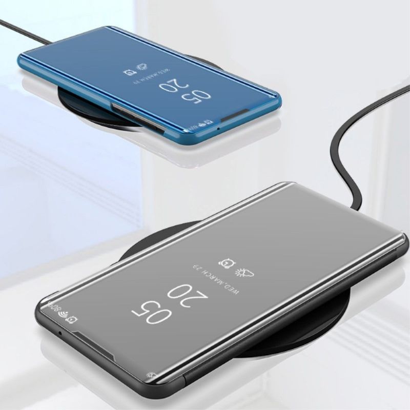 Kryt Na Huawei Y5p Flipové Pouzdro Zrcadlový Efekt