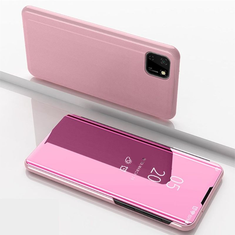 Kryt Na Huawei Y5p Flipové Pouzdro Zrcadlový Efekt