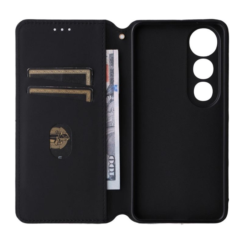 Kožené Pouzdro Folio Na Vivo V50 Lite 5g Kosočtvercový Vzor