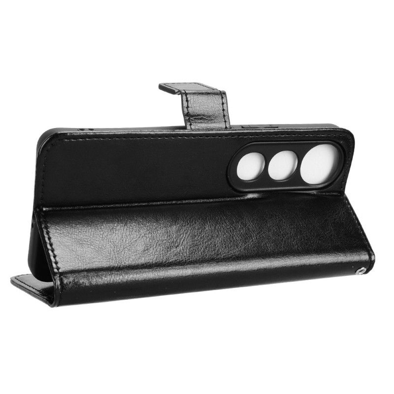 Kožený Kryt Na Vivo V50 Lite 5g Okázalá Umělá Kůže