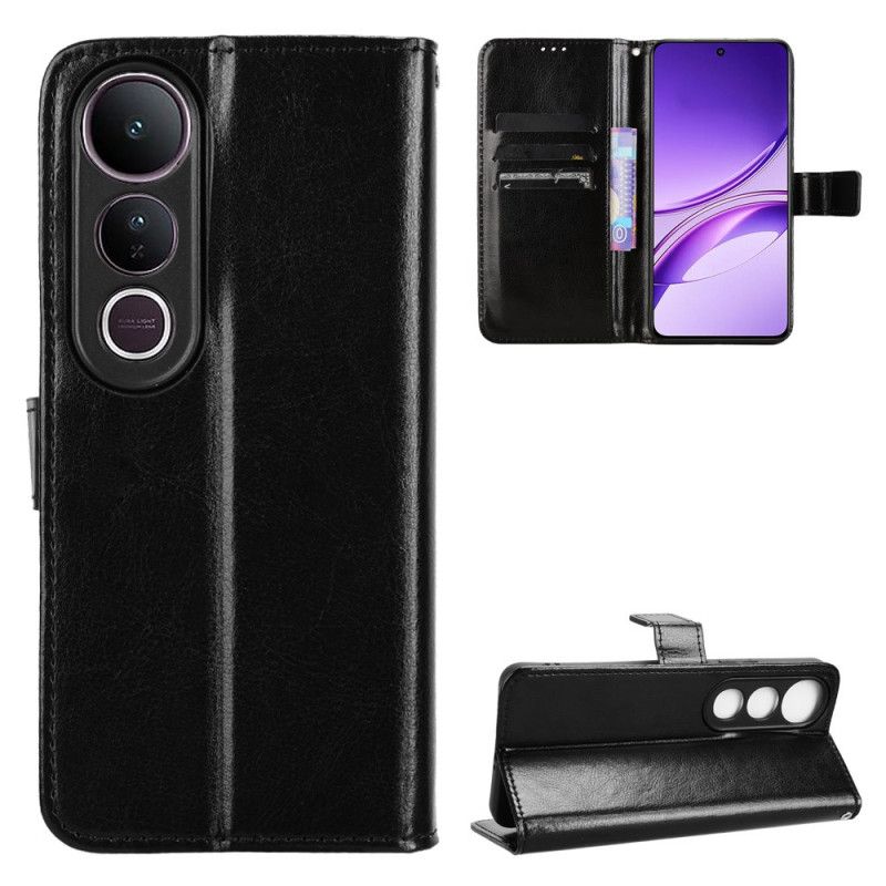 Kožený Kryt Na Vivo V50 Lite 5g Okázalá Umělá Kůže