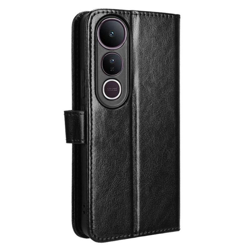 Kožený Kryt Na Vivo V50 Lite 5g Okázalá Umělá Kůže