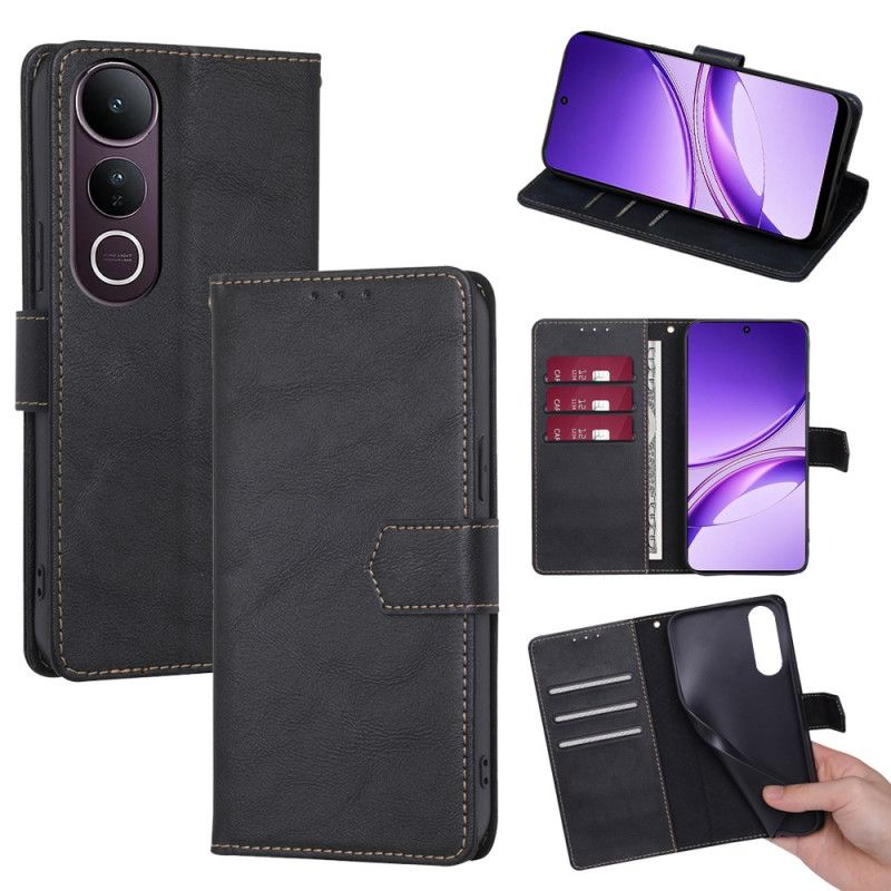 Kožený Kryt Vivo V50 Lite 5g Rfid Blokující Kožený Efekt