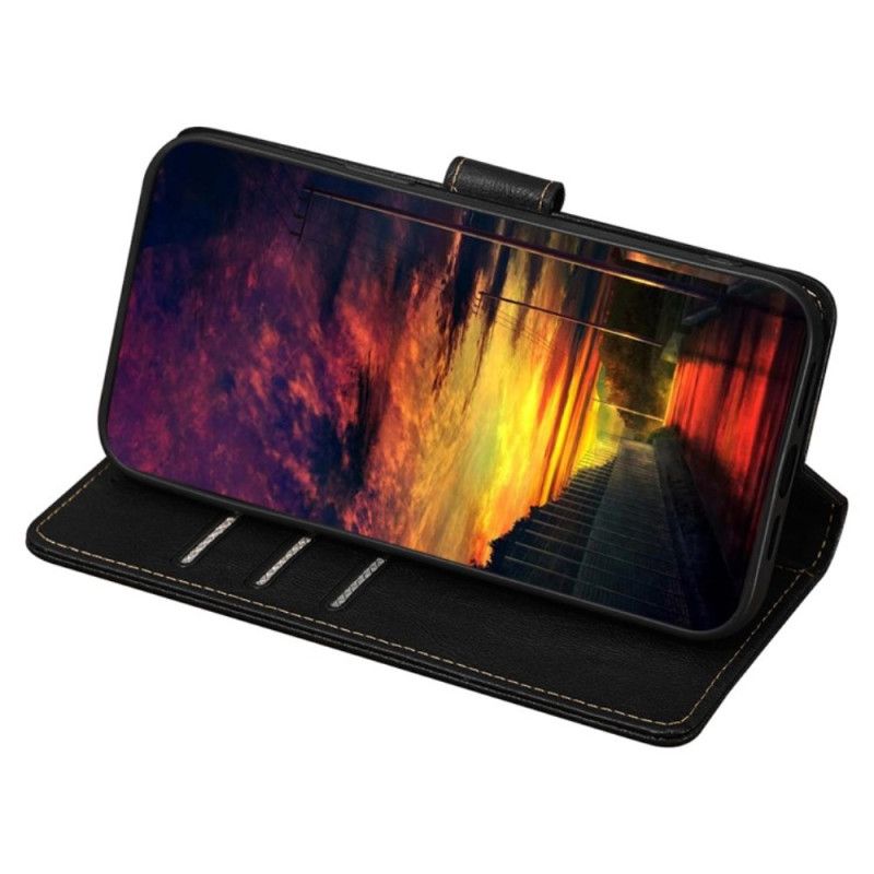 Kožený Kryt Vivo V50 Lite 5g Rfid Blokující Kožený Efekt