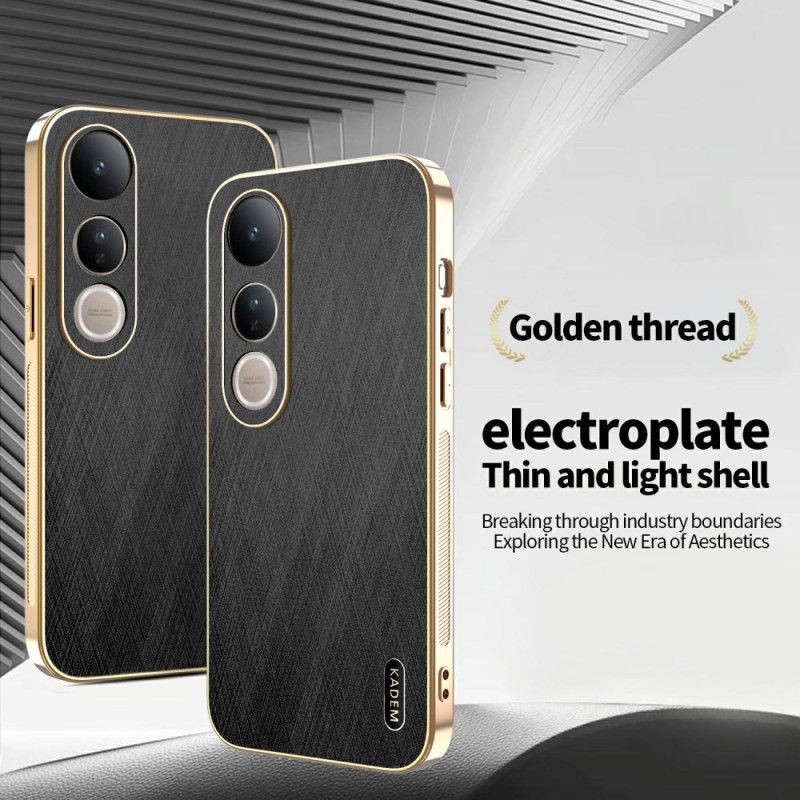 Kryt Vivo V50 Lite 5g Kryty Na Mobil Texturovaný Hedvábí