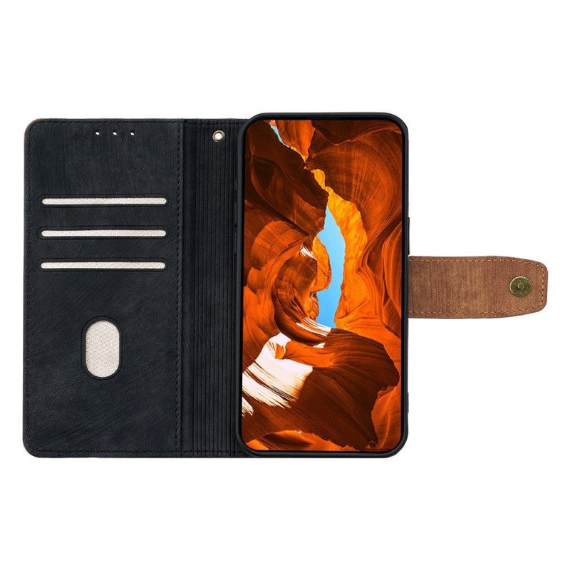 Peněženková Pouzdra Vivo V50 Lite 5g Kryty Na Mobil Dvoubarevná Rfid Ochrana