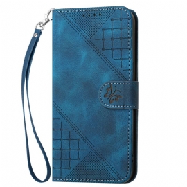 Peněženková Pouzdra Vivo V50 Lite 5g Kryty Na Mobil Geometrický Design Řemínku