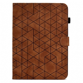 Peněženková Pouzdra Samsung Galaxy Tab S9 Fe Geometrický Vzor