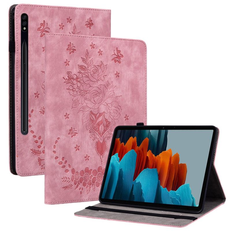 Samsung Galaxy Tab S9 Fe Motýli A Růže