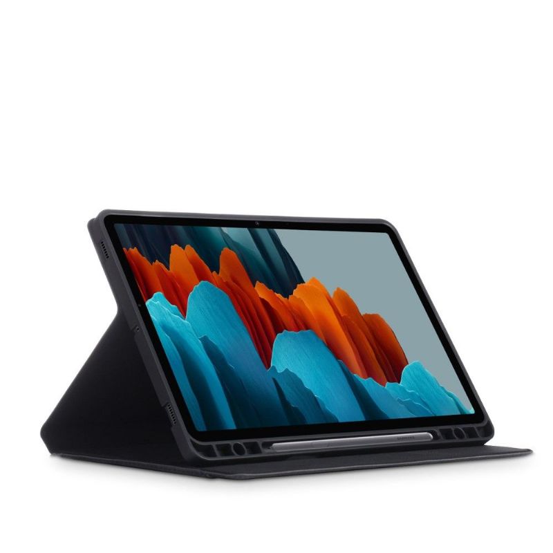 Flipové Pouzdro Na Samsung Galaxy Tab S7+ Efekt Matné Kůže