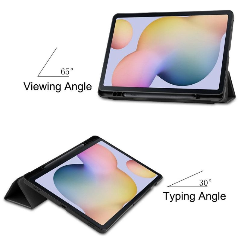 Flipové Pouzdro Na Samsung Galaxy Tab S7+ Kožené Pouzdro Folio