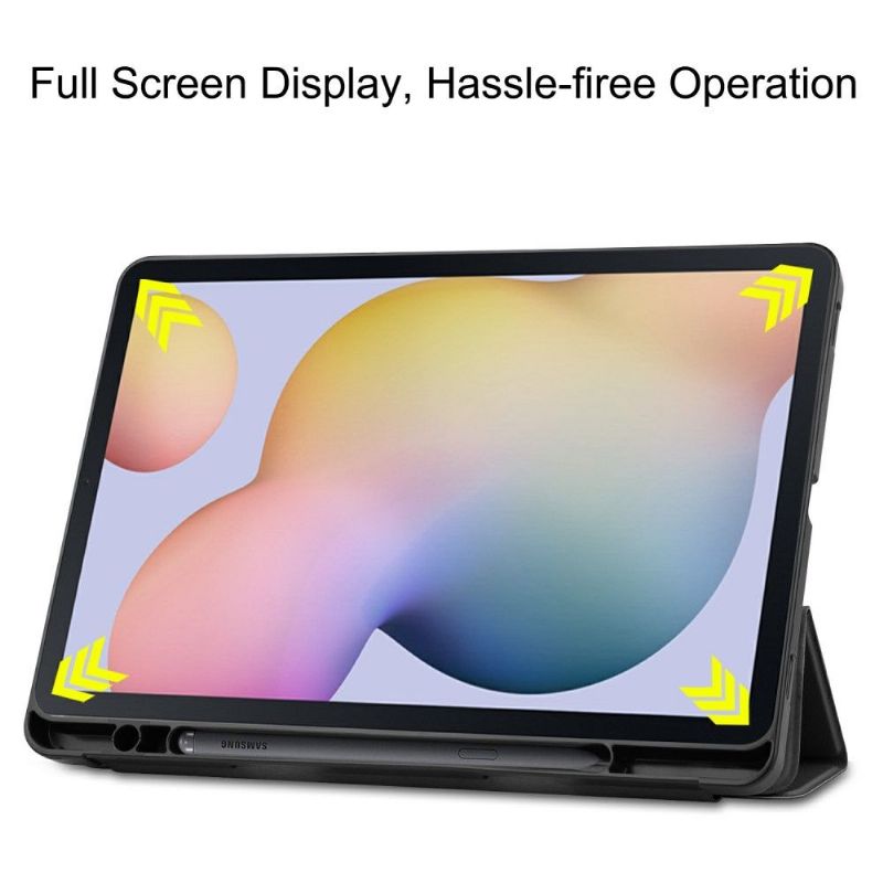 Flipové Pouzdro Na Samsung Galaxy Tab S7+ Kožené Pouzdro Folio
