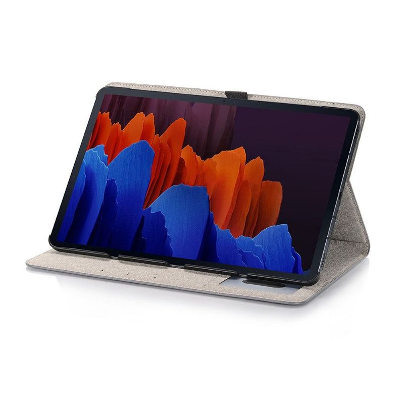 Flipové Pouzdro Na Samsung Galaxy Tab S7+ Mapa Světa