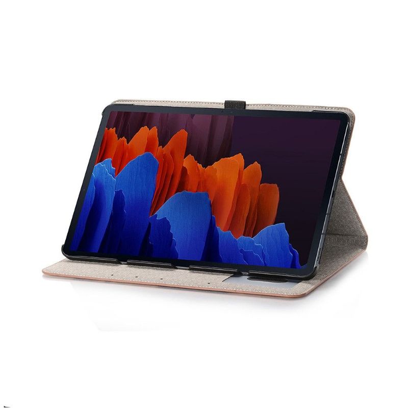Flipové Pouzdro Na Samsung Galaxy Tab S7+ Mapa Světa