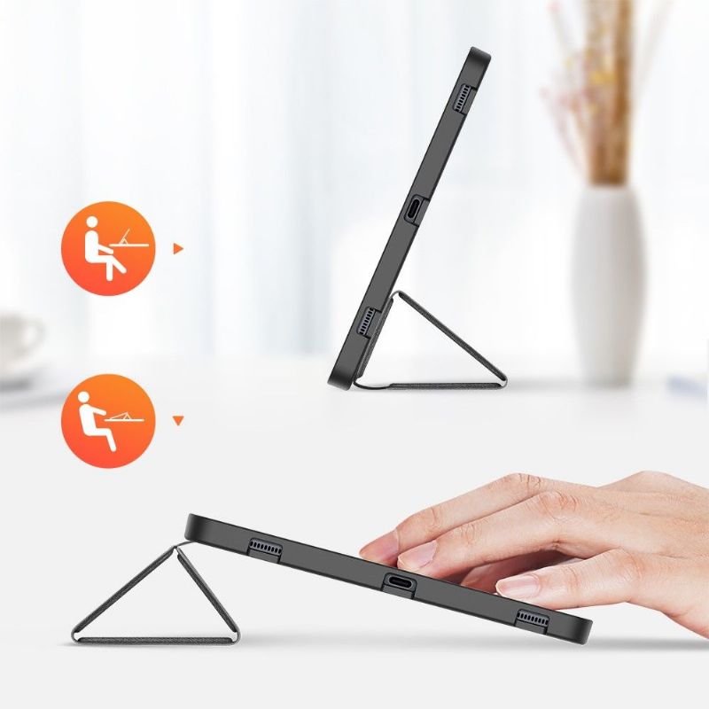 Kožené Pouzdro Na Samsung Galaxy Tab S7+ Třídílná Prémiová Řada
