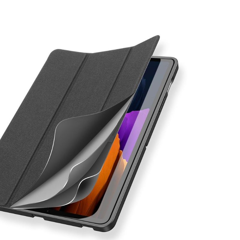Kožené Pouzdro Na Samsung Galaxy Tab S7+ Třídílná Prémiová Řada