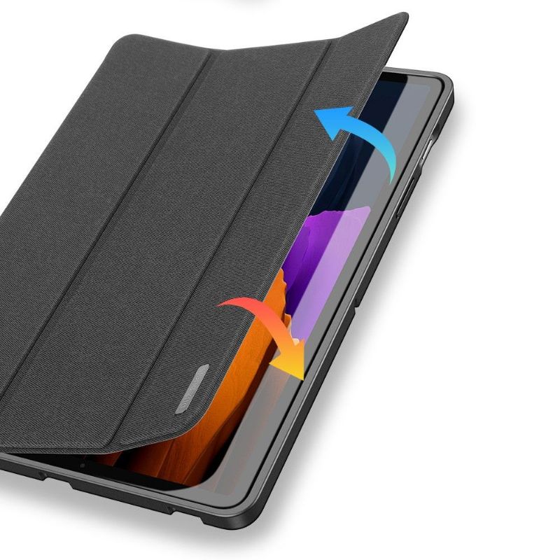 Kožené Pouzdro Na Samsung Galaxy Tab S7+ Třídílná Prémiová Řada