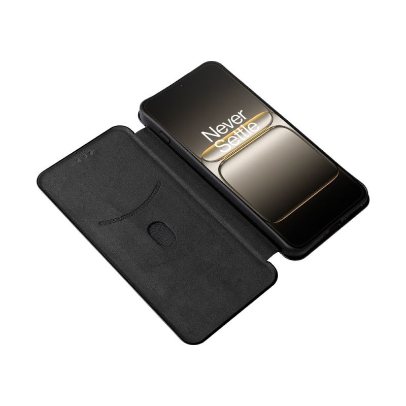 Kožené Pouzdro Folio Oneplus Nord 5 Uhlíková Vlákna