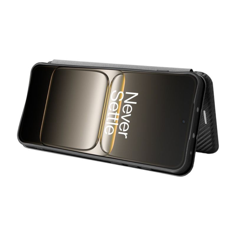 Kožené Pouzdro Folio Oneplus Nord 5 Uhlíková Vlákna