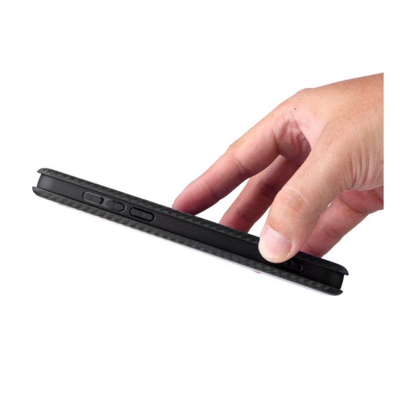 Kožené Pouzdro Folio Oneplus Nord 5 Uhlíková Vlákna