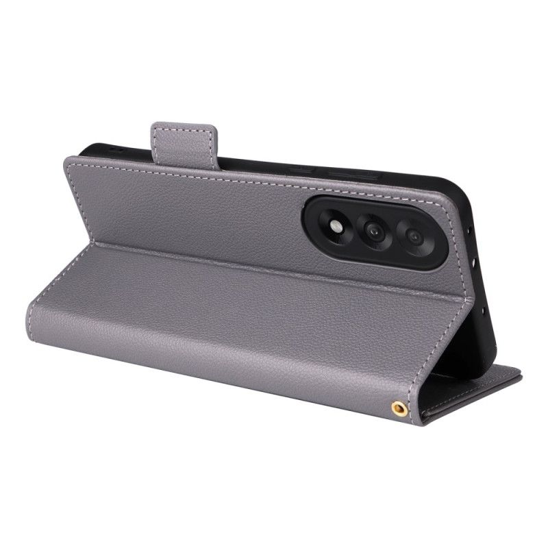 Kožený Kryt Na Oneplus Nord 5 Texturovaná S Popruhem