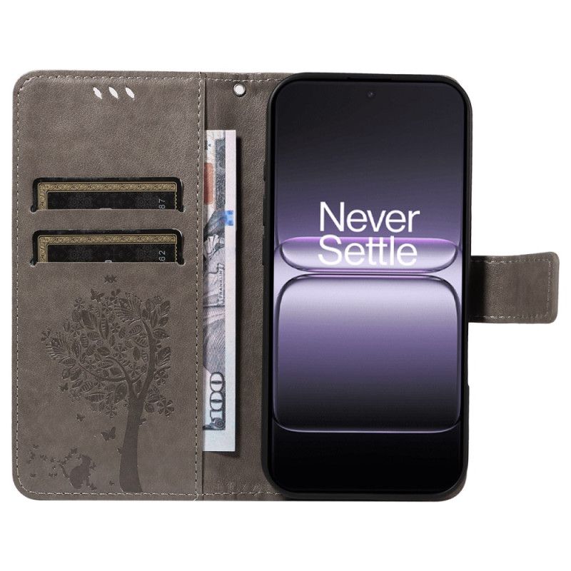 Kožený Kryt Na Oneplus Nord 5 Škrabka Pro Kočky