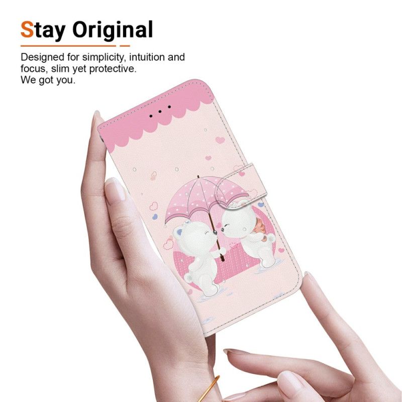 Kožený Kryt Oneplus Nord 5 Dvojice Medvědů