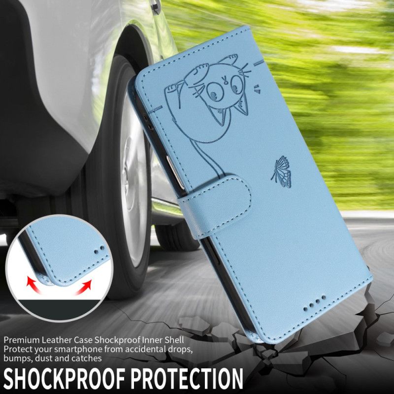 Kožený Kryt Oneplus Nord 5 Grafická Kočka