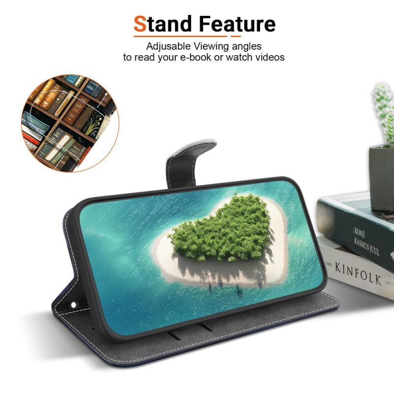 Kožený Kryt Oneplus Nord 5 Knihovna