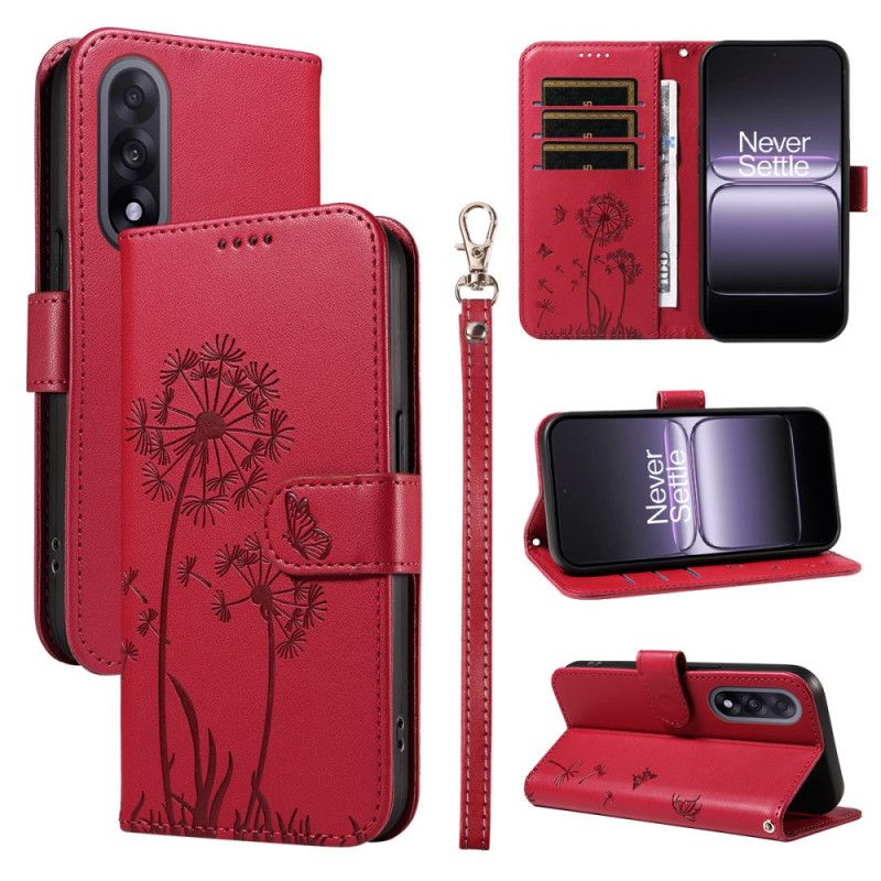 Kožený Kryt Oneplus Nord 5 Pampelišky S Ramínky