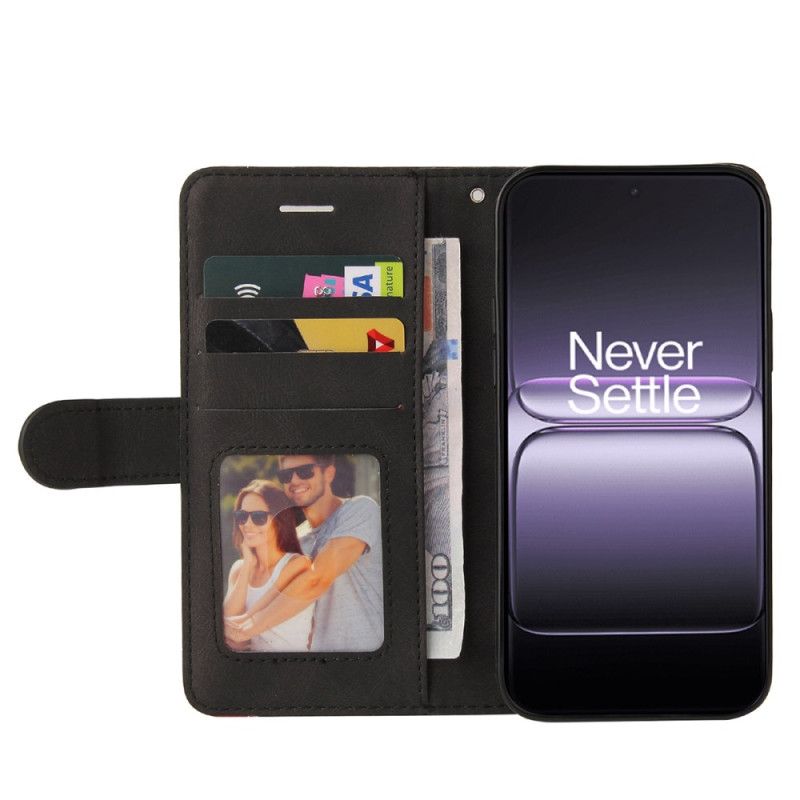 Kožený Kryt Oneplus Nord 5 Vlnitý Vzor