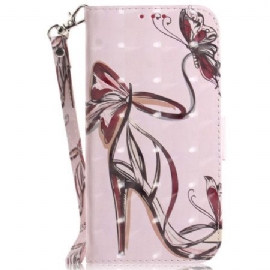 Peněženková Pouzdra Oneplus Nord 5 Páskové Podpatky