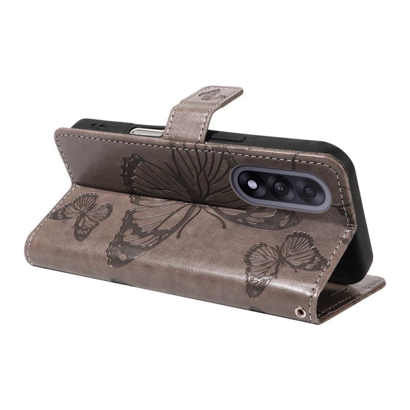 Peněženková Pouzdra Oneplus Nord 5 Velká Motýli