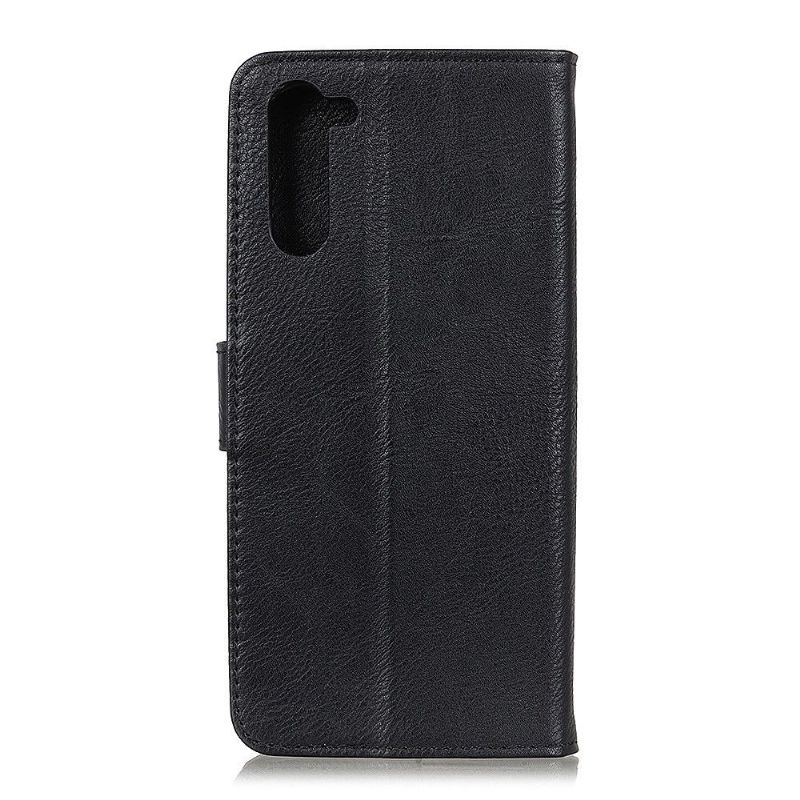 Flipové Pouzdro Na OnePlus Nord Držák Karet S Koženými Efekty Khazneh