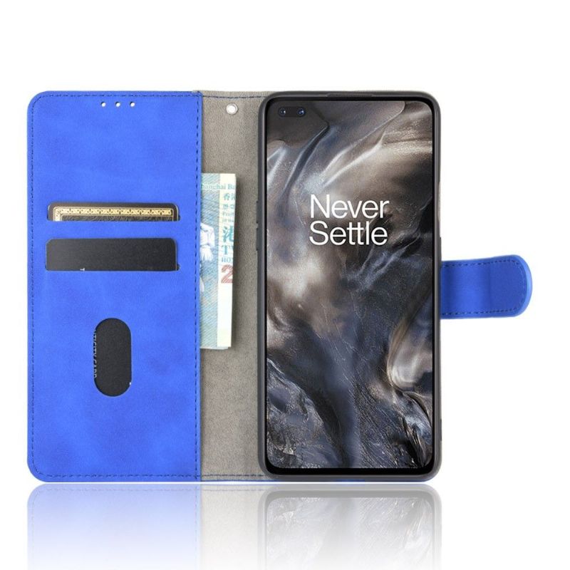 Flipové Pouzdro Na OnePlus Nord Kožené Pouzdro Modrá Umělá Kůže