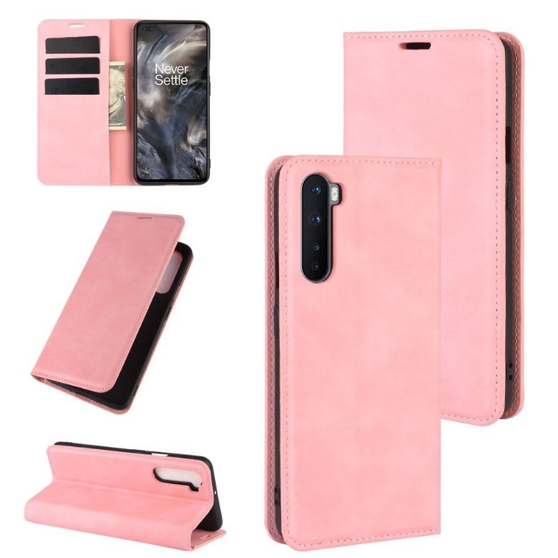 Flipové Pouzdro Na OnePlus Nord Obchodní Retro