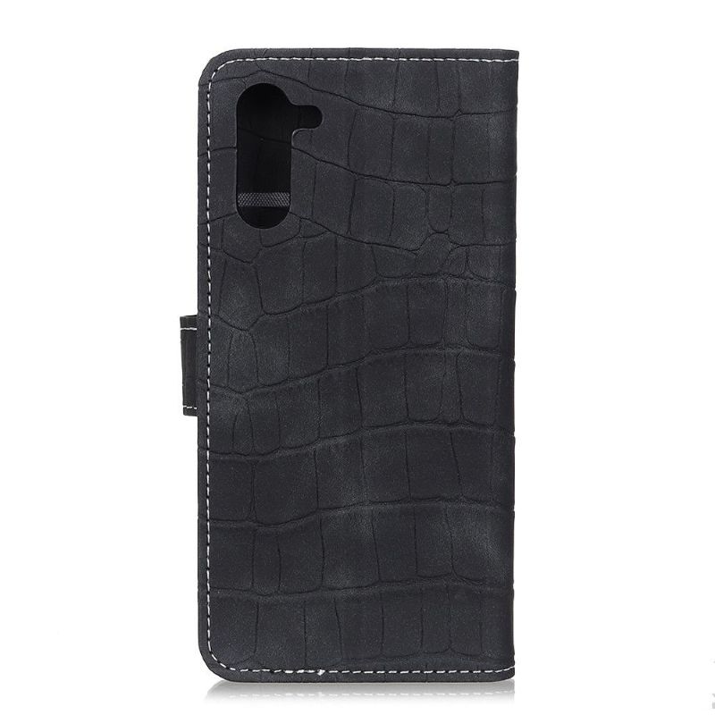 Flipové Pouzdro Na OnePlus Nord Vzhled Imitace Kůže Croc