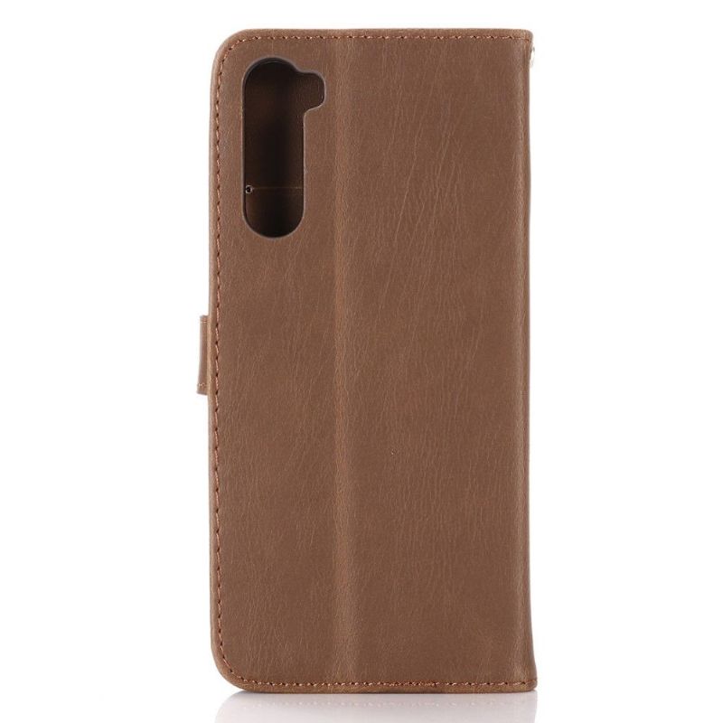 Kožené Pouzdro Na OnePlus Nord Retro Umělá Kůže