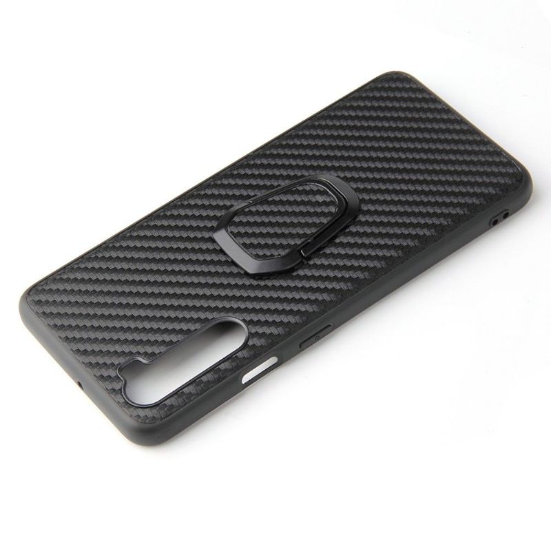 Kryt Na OnePlus Nord Uhlíkové Vlákno S Magnetickým Držákem