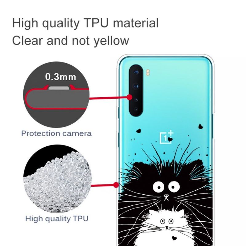 Kryt Na OnePlus Nord Černobílé Kočky