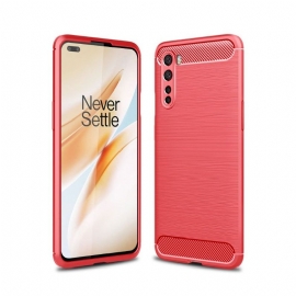 Kryty Na Mobil Na OnePlus Nord Flexibilní Kartáčovaný Efekt