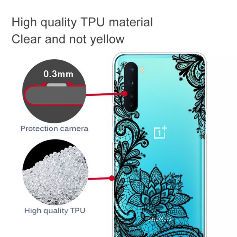 Kryty Na Mobil Na OnePlus Nord Květinová Krajka