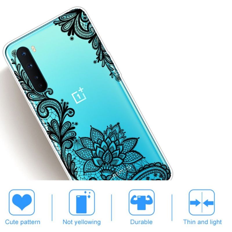Kryty Na Mobil Na OnePlus Nord Květinová Krajka