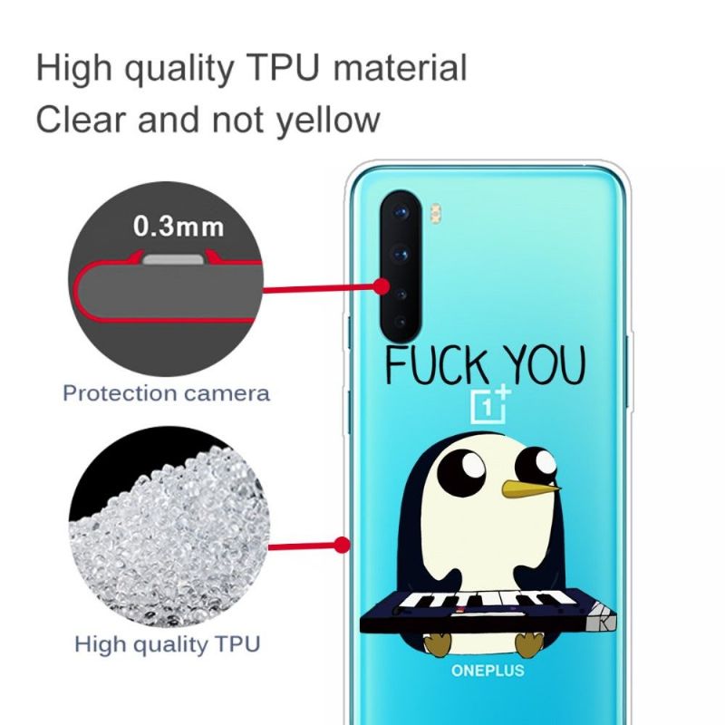 Kryty Na Mobil Na OnePlus Nord Penguin Piano"do Prdele"