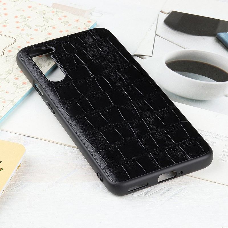 Kryty Na Mobil Na OnePlus Nord Prémiová Kůže S Efektem Croc