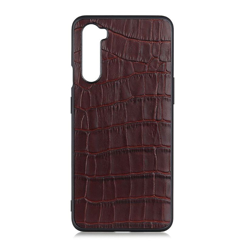 Kryty Na Mobil Na OnePlus Nord Prémiová Kůže S Efektem Croc